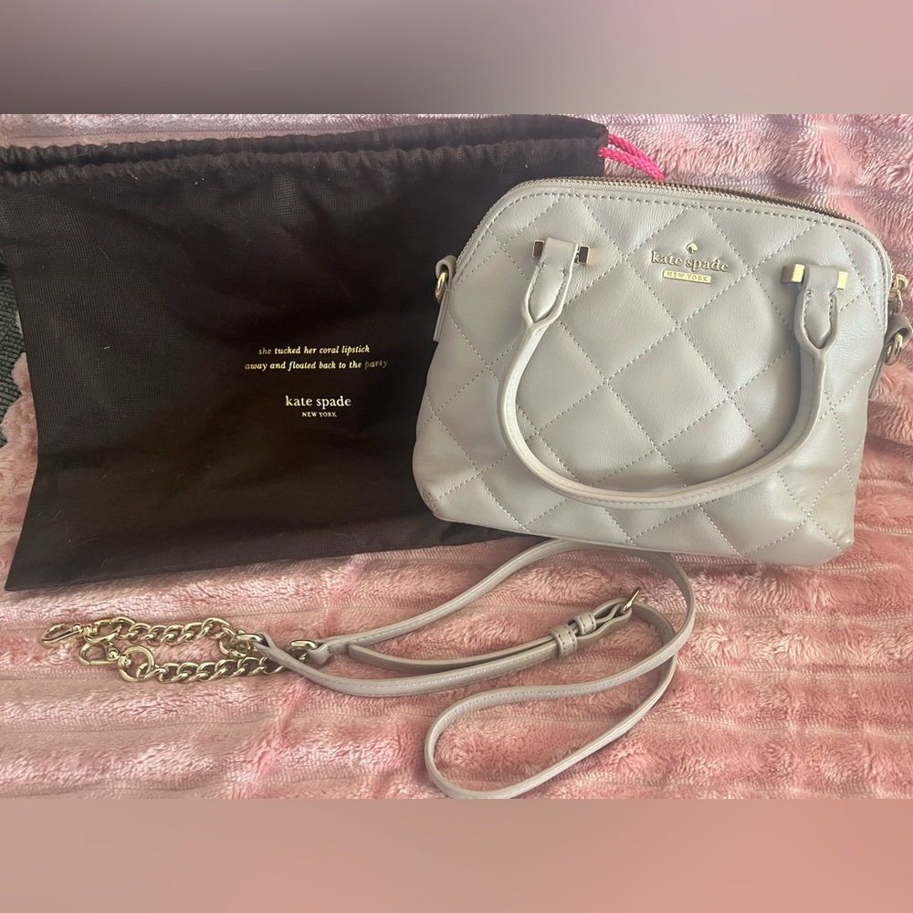 Kate Spade Light Quilted Crossbody Bag